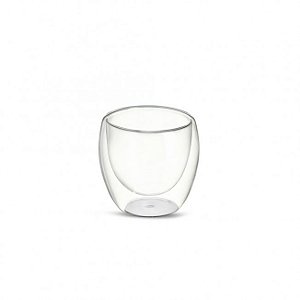 Copo Vidro Parede Dupla 160ml