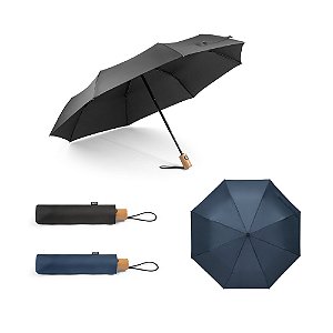Guarda-chuva em rPET com abertura e fecho automático