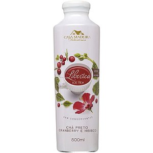 Libertea Chá Preto Cranberry e Hibiscos 500ml