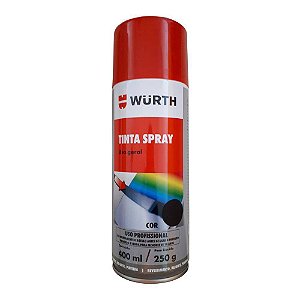Tinta Spray Preto Fosco 400ml - Wurth