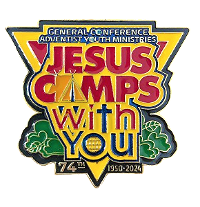 PRENDEDOR - 74 ANOS - 2024 - JESUS CAMPS WITH YOU