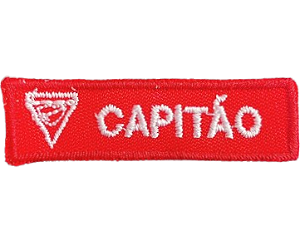 DISTINTIVO FUNÇÃO UNIDADE CAPITÃO - BORDADO