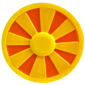 PRENDEDOR 3D - LUMINARES (4,3 cm X 4,3 cm)