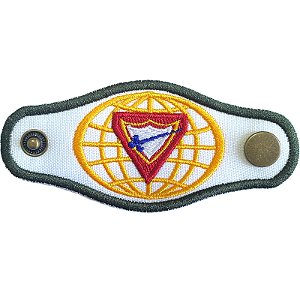 PRENDEDOR BRANCO- COM BOTÕES (OFICIAL DE UNIFORME DE GALA)