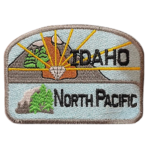 EMBLEMA DE CAMPO INTERNACIONAL - IDAHO - NORTH PACIFC - G