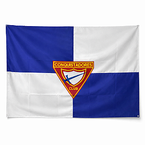 BANDEIRA CONQUISTADORES - EMBLEMA EM BORDADO