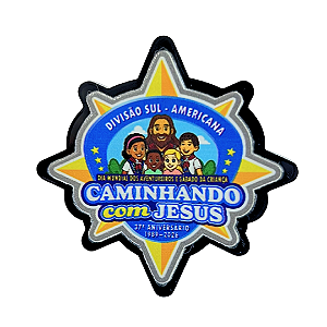 DUPLICADO - PRENDEDOR - DIA MUNDIA DBV - 76 ANOS 2026 - HABLA SEÑOR! - ACRÍLICO 3D - 1 ANEL