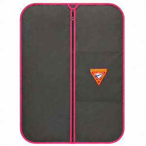 CAPA PARA UNIFORME IMPERMEÁVEL - PRETA E ROSA