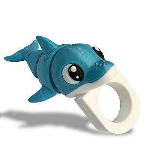 PRENDEDOR 3D ARTICULADO - GOLFINHO