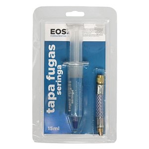 TAPA FUGAS EOS COM MANGUEIRA TIPO SERINGA DOSADORA 15ML AR 9000 A 18000 BTUS - S15 C/ MANG 15ML