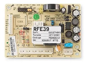 PLACA POTENCIA DE GELADEIRA ELECTROLUX  RFE39 70202612, A9927610, 41025234 Bivolt Original