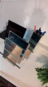 Porta guardanapo espelhado