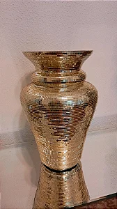 - Vaso espelhado luxo DOURADO