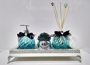 Kit Lavabo trio Preto Tiffany