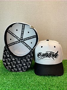 Boné Osascorte Bordado - Strapback - Cinza e Preto