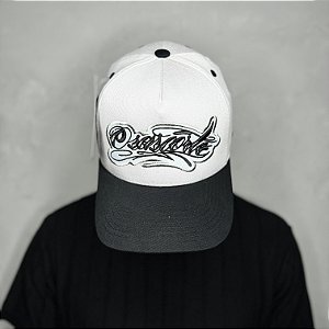 Boné Osascorte Bordado - Strapback - Cinza e Preto