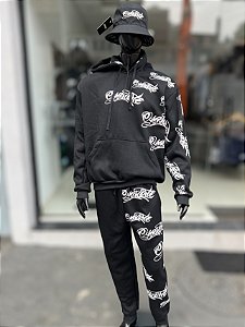 CONJUNTO MOLETOM (BLUSA DE FRIO E CALÇA).