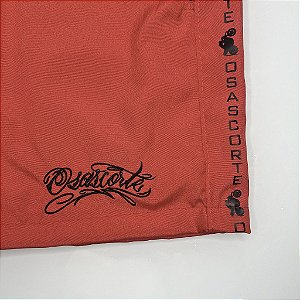 BERMUDA OSASCORTE - VERMELHA/PRETA