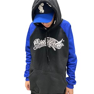 MOLETOM OSASCORTE MANGA RAGLAN - AZUL ROYAL