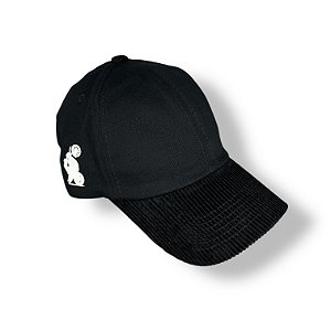 Boné básico - Preto - ABA DE CAMURÇA