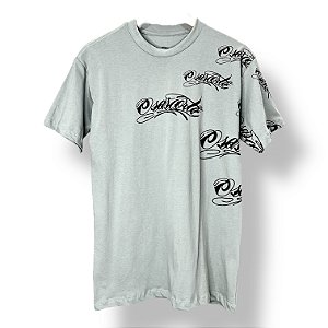 CAMISETA ESCRITA OSASCORTE LATERAL - CINZA