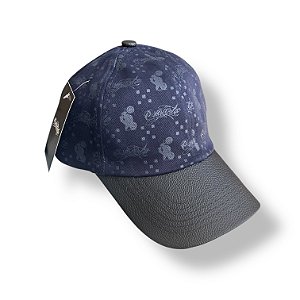 BONÉ OSASCORTE - ABA DE COURO - AZUL MARINHO