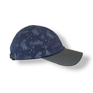 BONÉ OSASCORTE - ABA DE COURO - AZUL MARINHO