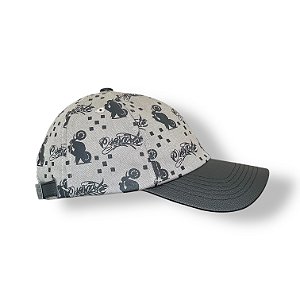 BONÉ OSASCORTE - ABA DE COURO - CINZA