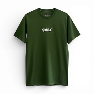 CAMISETA ESCRITA BÁSICA - VERDE