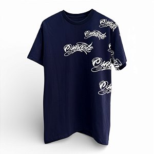 CAMISETA ESCRITA OSASCORTE LATERAL - AZUL MARINHO