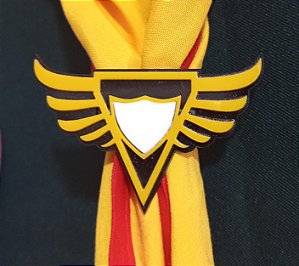 PRENDEDOR ACRÍLICO DBV ASAS-AMARELO