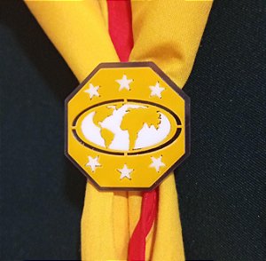 PRENDEDOR ACRÍLICO DBV LÍDER-AMARELO