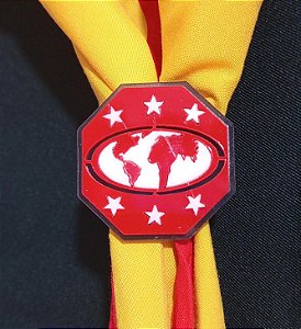 PRENDEDOR ACRÍLICO DBV LÍDER-VERMELHO