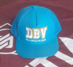 BONÉ DBV PELA GRAÇA DE DEUS-AZUL CLARO