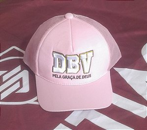 BONÉ DBV PELA GRAÇA DE DEUS-ROSA