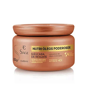 EUDORA SIAGE MASCARA CAPILAR NUTRI OLEOS PODEROSOS 250g