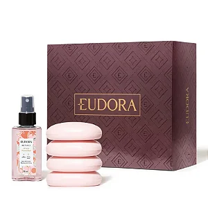 Kit Presente Frutas Vermelhas: Spray Corporal 75ml + Sabonete em Barra 80g (4 unidades)