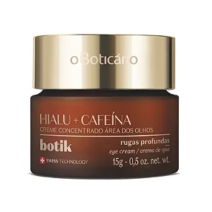 BOTICÁRIO BOTIK CREME CONCENTRADO PARA AREA DOS OLHOS ACIDO HIALURONICO + CAFEINA 15g