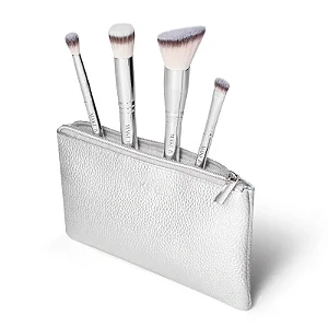 BOTICÁRIO MAKE B KIT PINCEIS SILVER ESSENTIALS (5 ITENS)