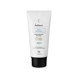 EUDORA INSTANCE DESODORANTE ANTITRANSPIRANTE EM CREM SEM PERFUME 80g