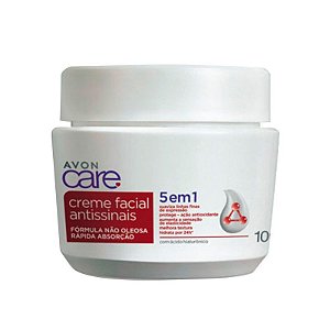 Creme Facial Antissianis 5 em 1 - Avon Care 100g
