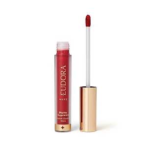 Batom Líquido Matte Supreme Vermelho Âmbar 4,0ml - Eudora