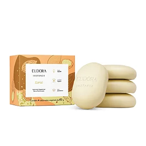 Kit Sabonetes em Barra Vegetal Perfumado Instance Karité 4x80g