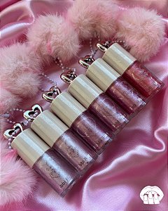 Lip Gloss Coração com Pompom - Bobbi Rara