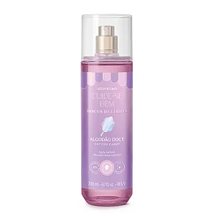 Body Splash Desodorante Colônia Cuide-se Bem Doces Delírios Algodão Doce 200ml