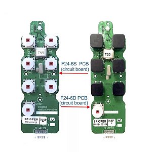 Placas dos controles remotos todos os modelos F24-6D/ F24-8D/  F24-10D / F24-12D.