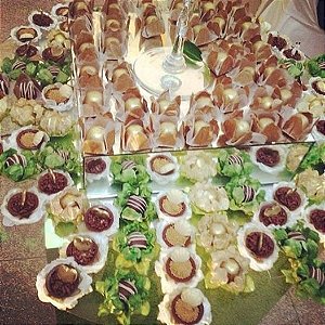 trufas doces finos e decorados