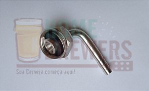 Kit Porca Com Espigão Curvo de 3/8 Para Chopp -81