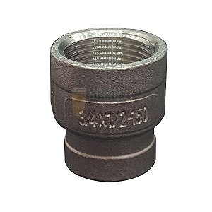 Luva Redução Inox 304 MF 3/4"-1/2"