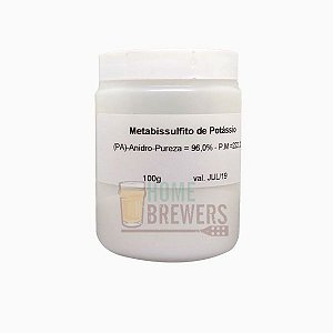 Metabissulfito de Potássio - 100g